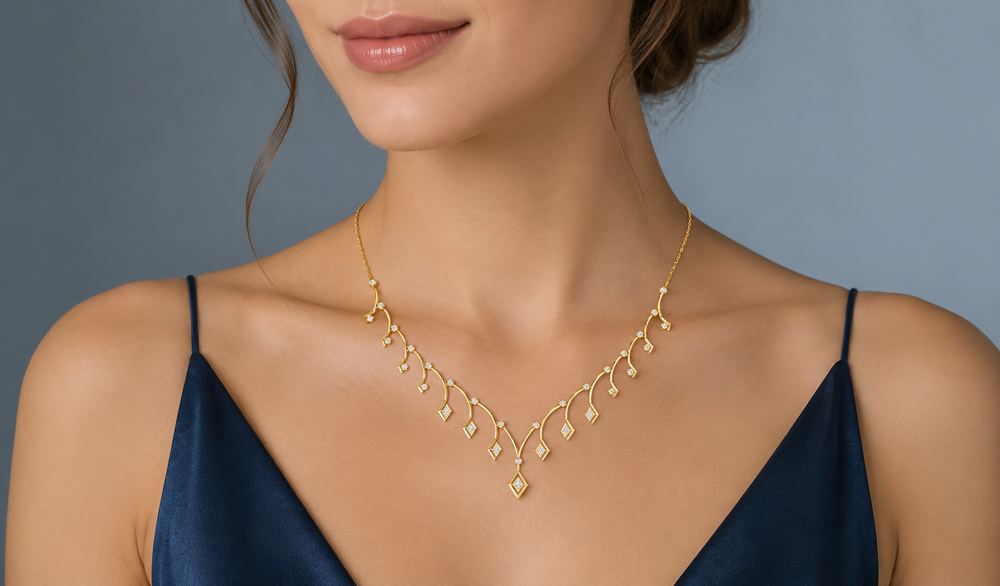 Celestial Vine Diamond Necklace