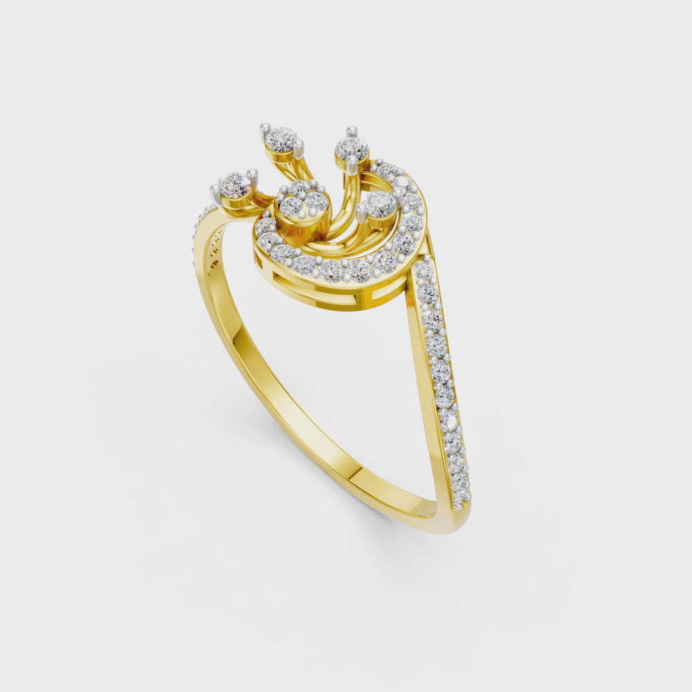 Royal Crown Diamond Ring