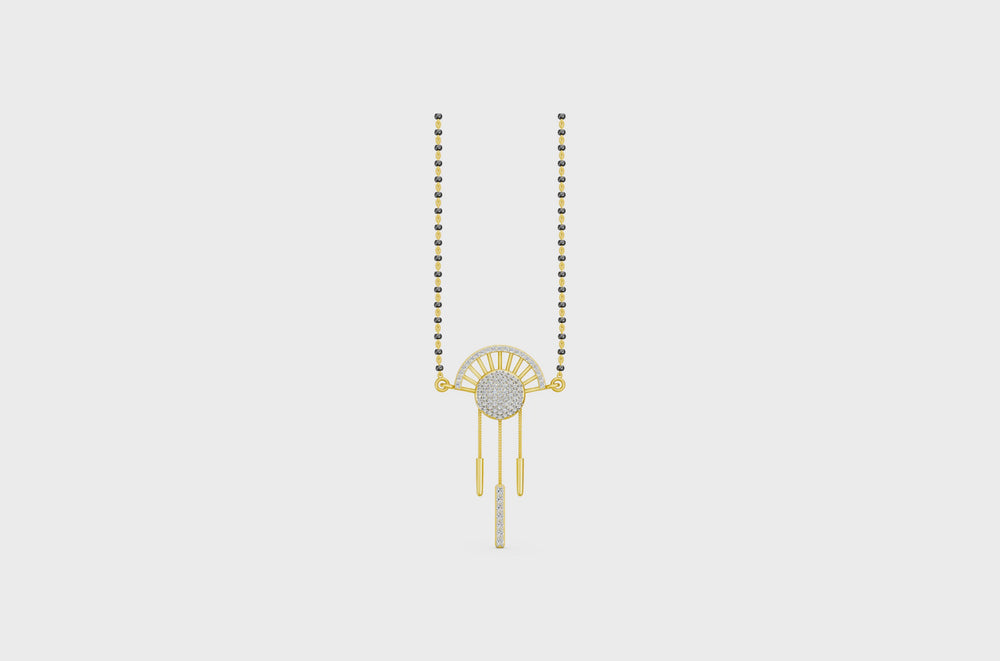 Celestial Halo Diamond Mangalsutra