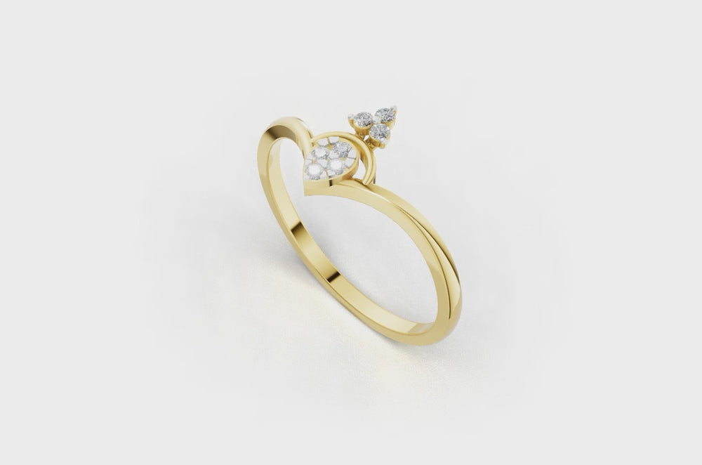 Blooming Dew Diamond Ring