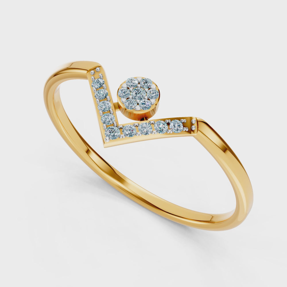 Luna Bloom Diamond Ring