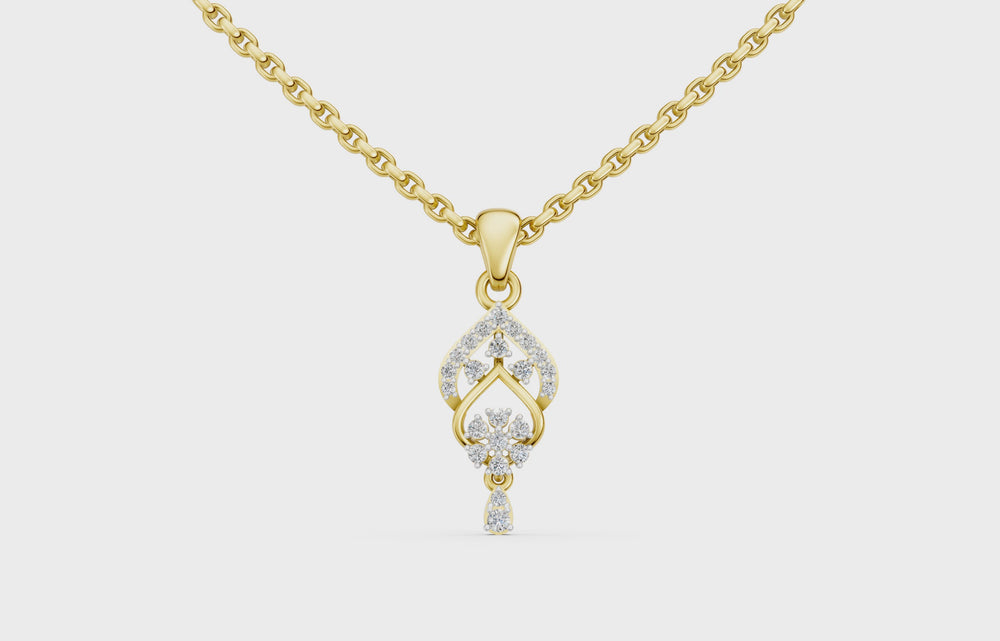 Blooming Grace Diamond Pendant