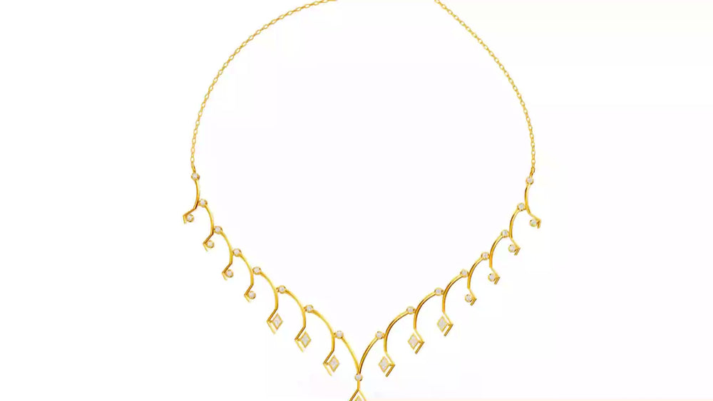 Celestial Vine Diamond Necklace