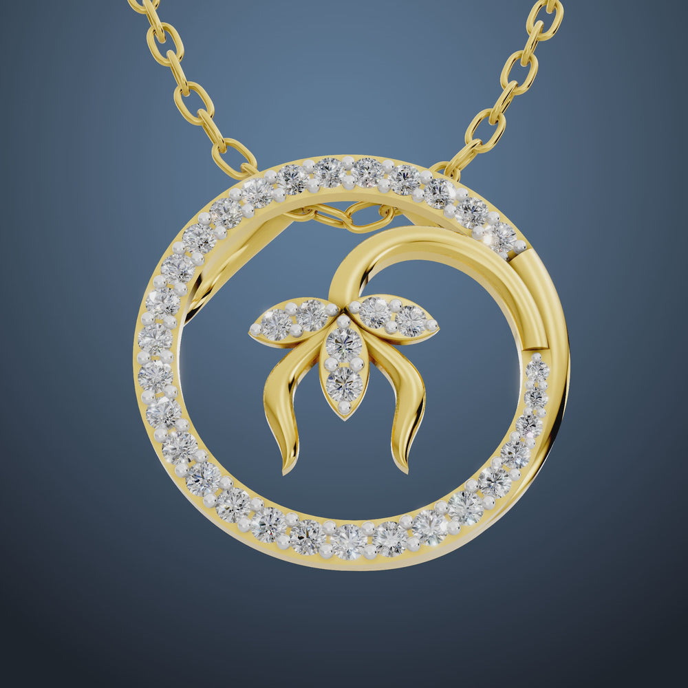 Eternal Bloom Diamond Pendant
