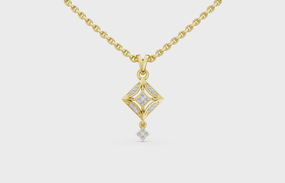 Celestial Prism Diamond Pendant