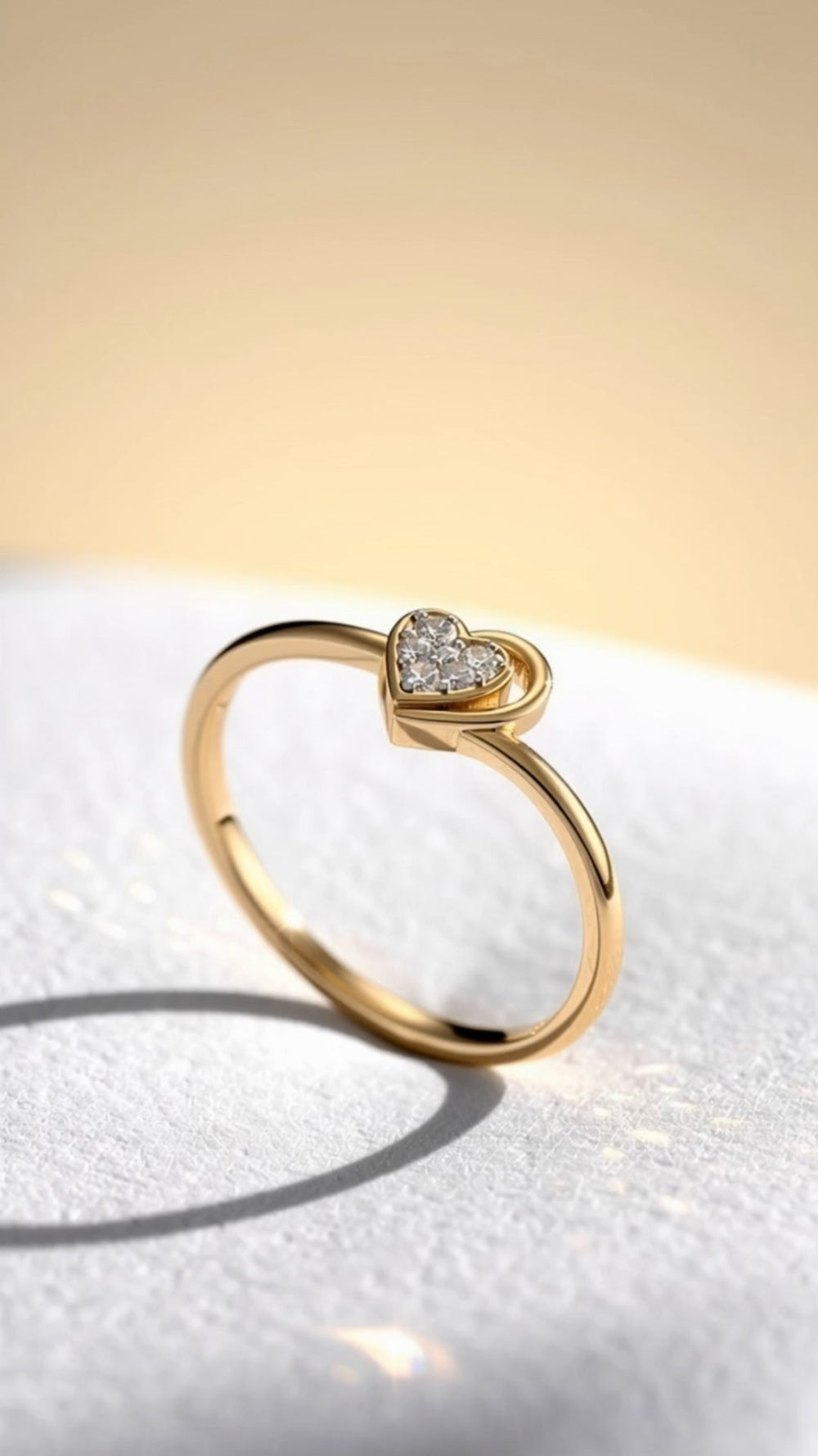 Radiant Heart Diamond Ring
