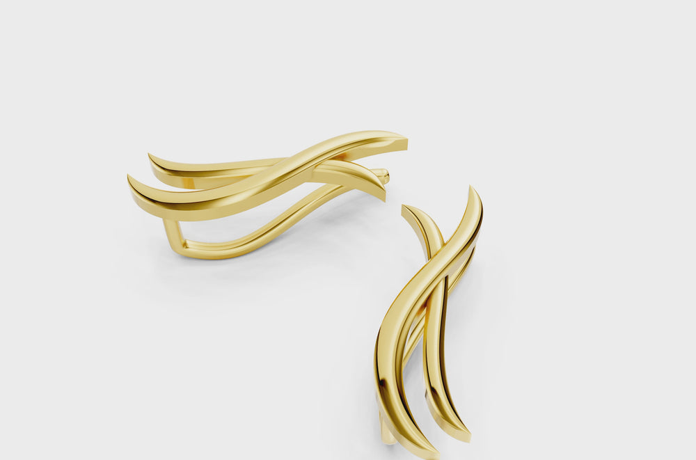 Golden Wings Earrings