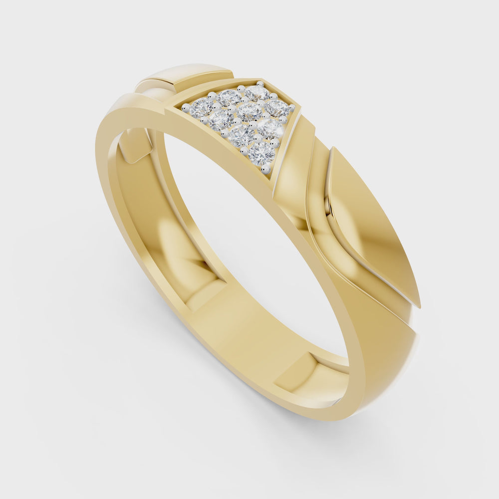 Apex Crest Diamond Ring