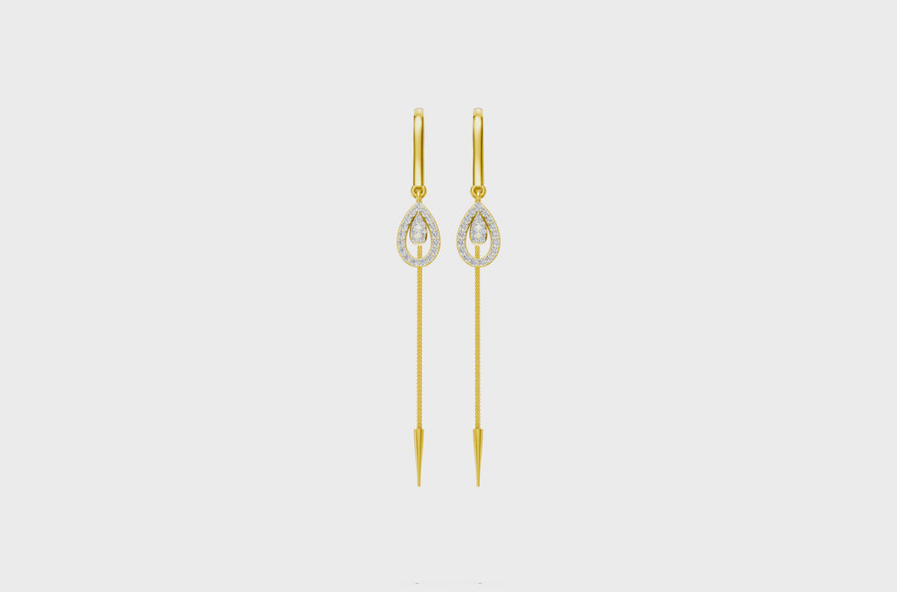 Eternal Dewdrop Diamond Sui Dhaga Earrings