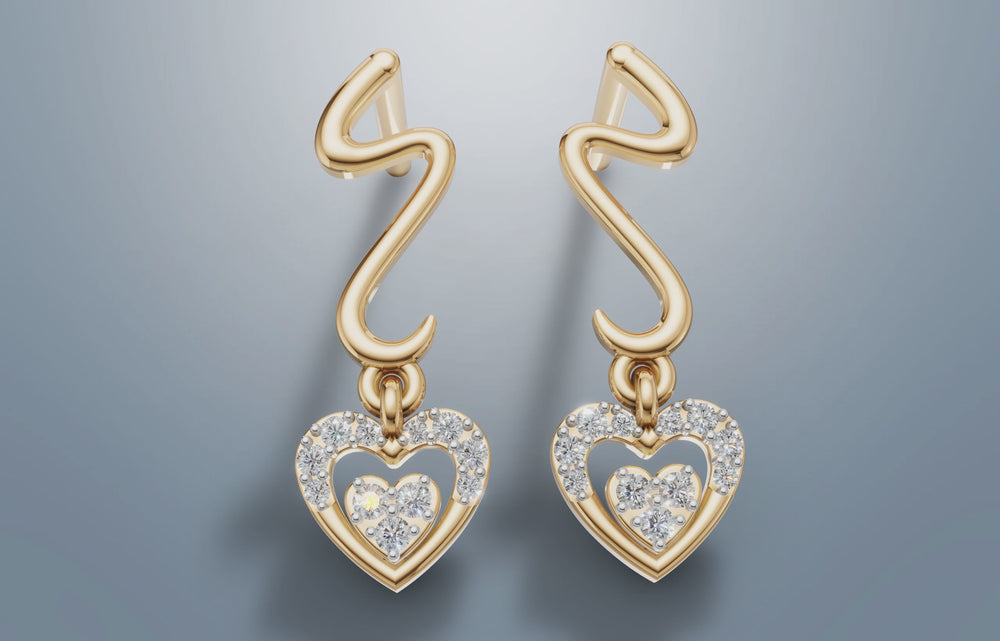 Eternal Heart Diamond Drops