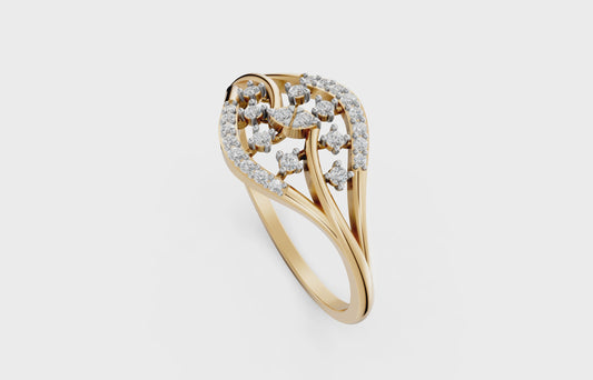 Mystic Eye Bloom Diamond Ring