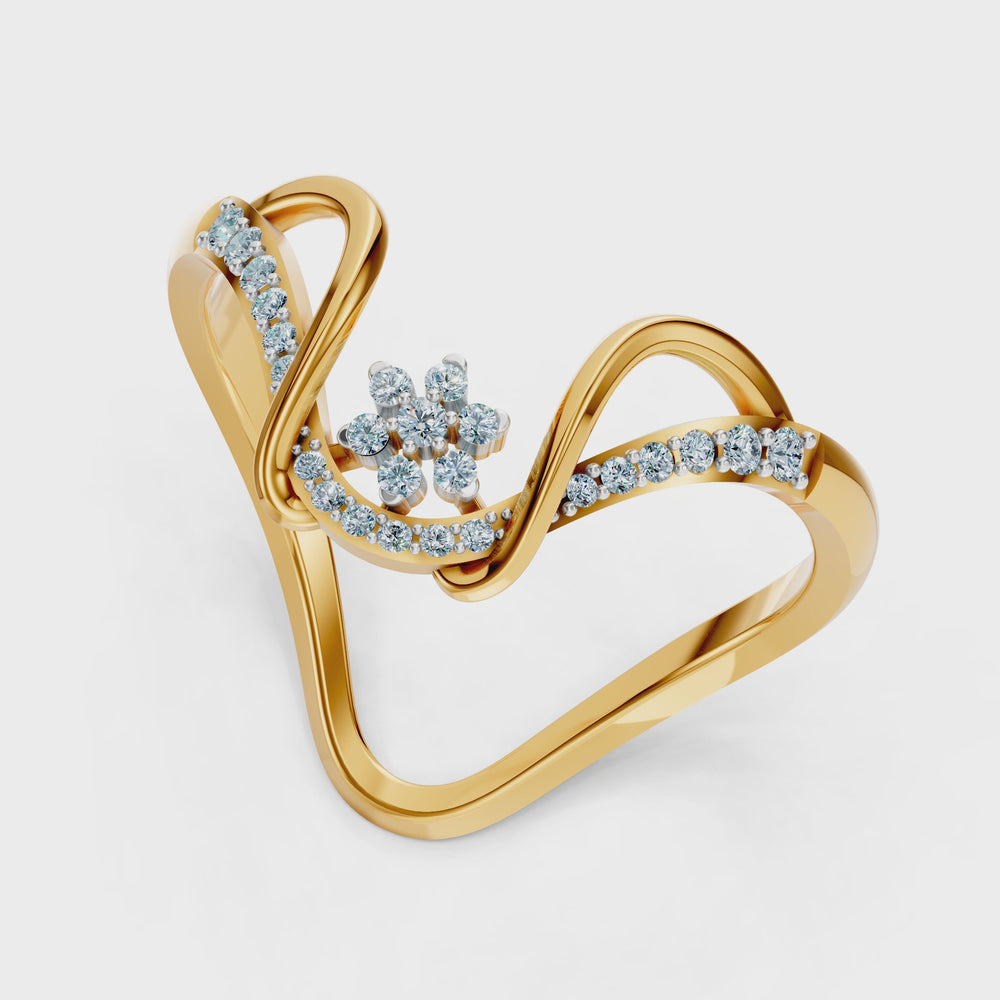 Celestial Bloom Diamond Ring