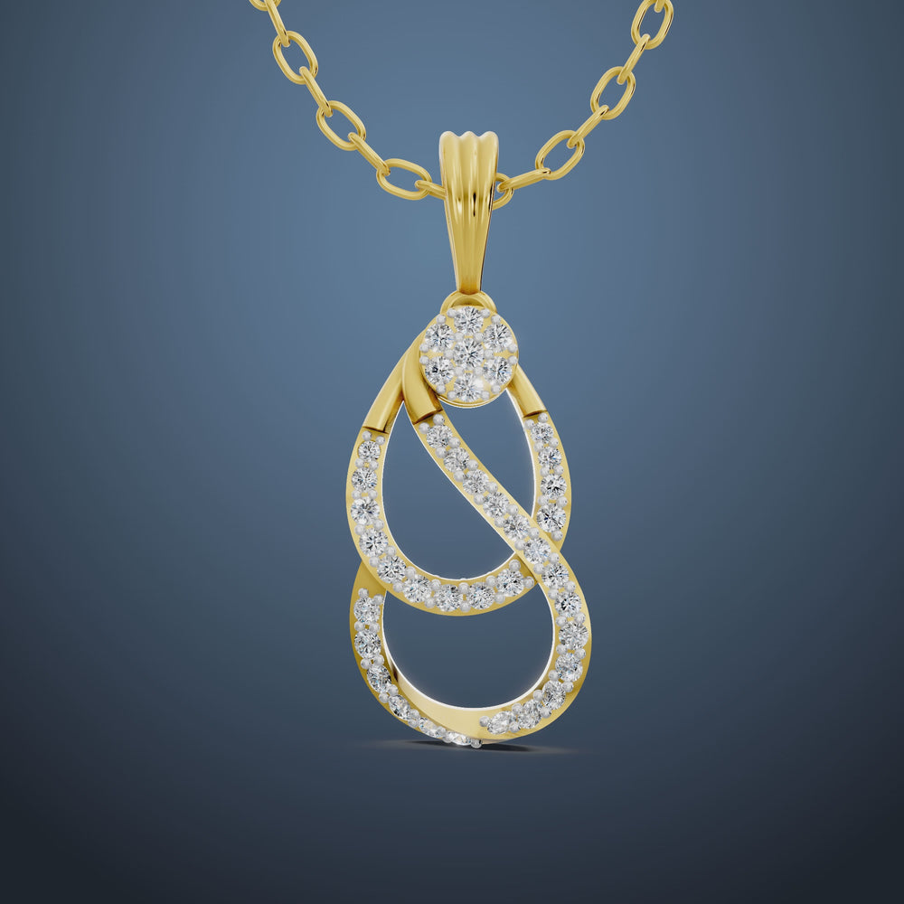 Eternal Orbit Diamond Pendant