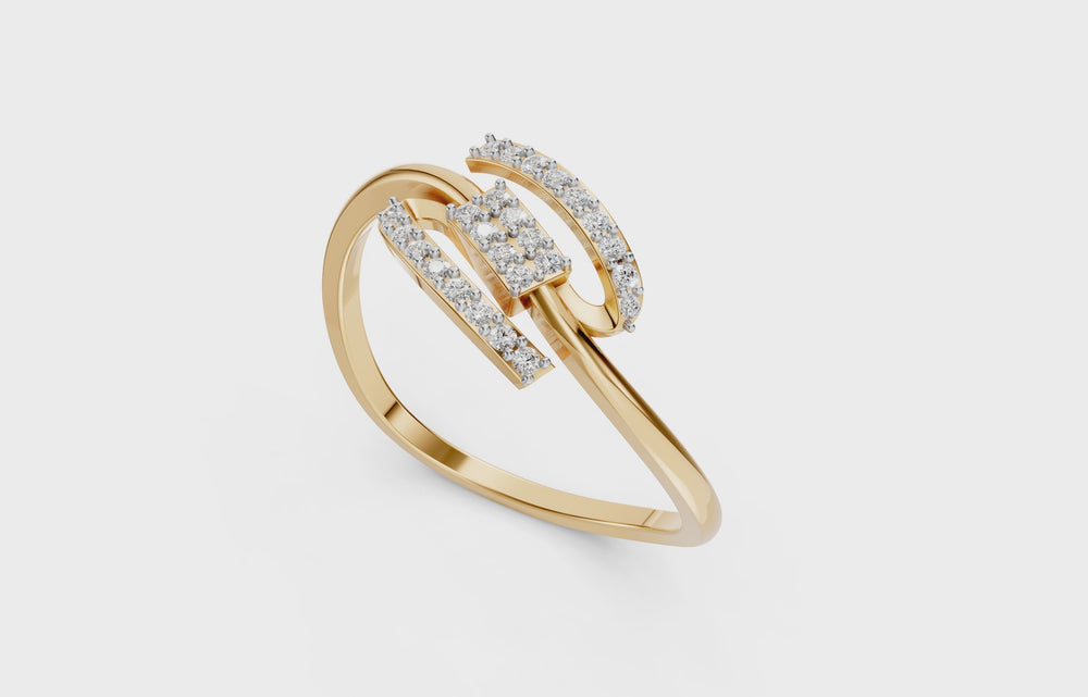 Infinity Orbit Diamond Ring