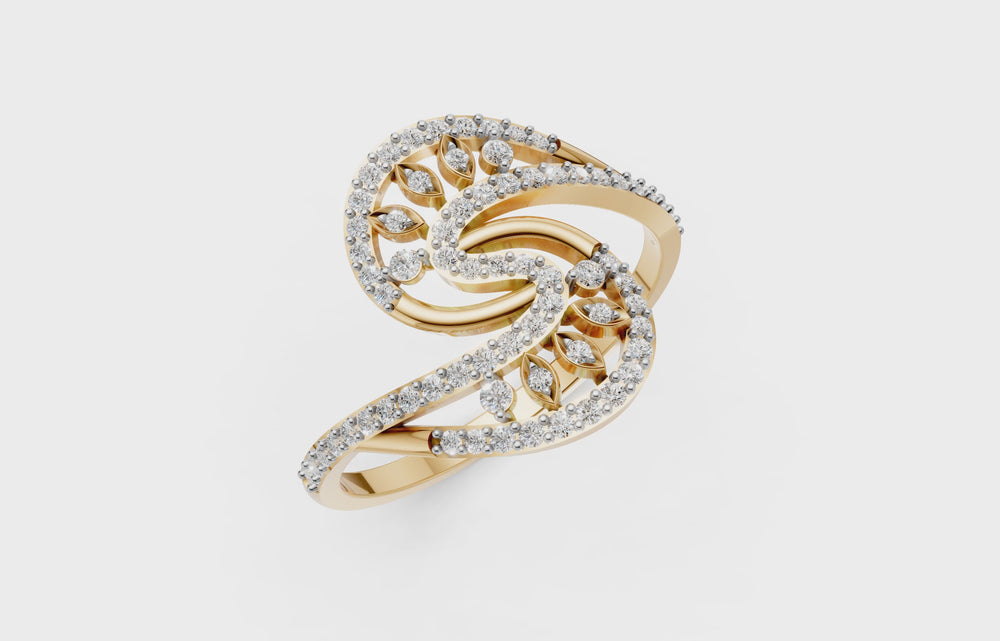 Royal Vine Infinity Diamond Ring