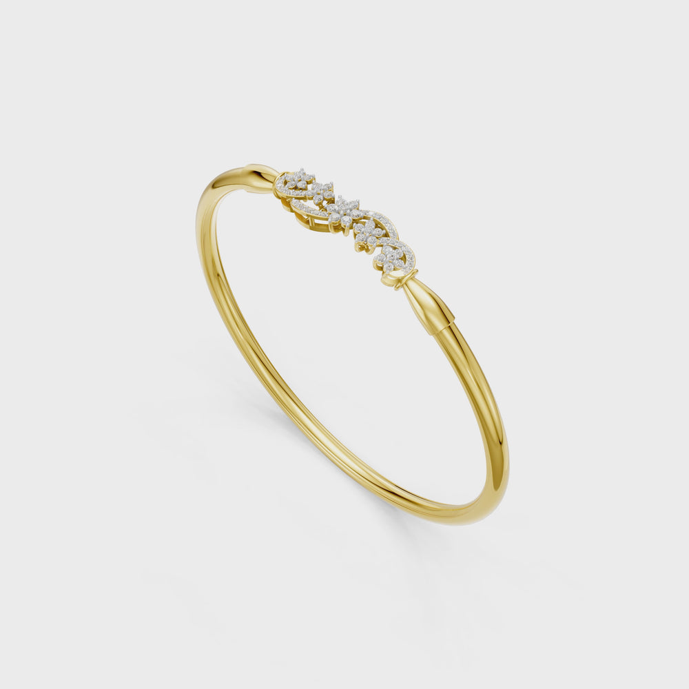Enchanted Vine Diamond Bangle