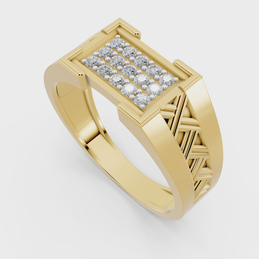 Imperial Matrix Diamond Ring