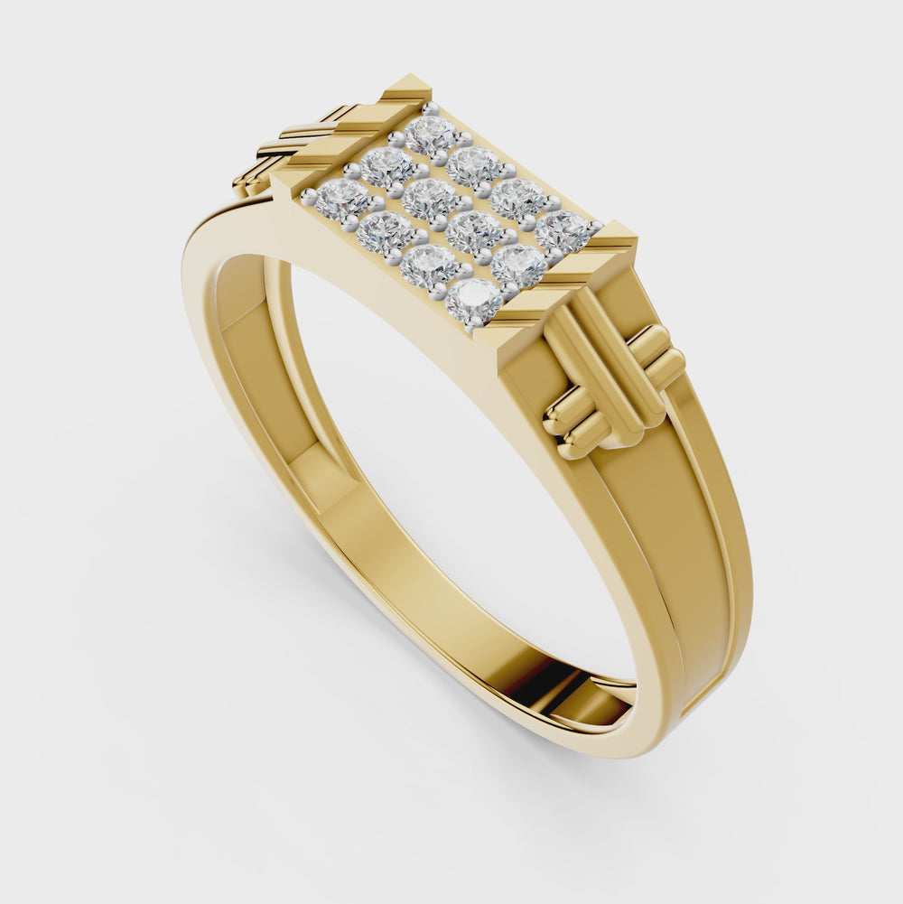 Regal Matrix Diamond Ring