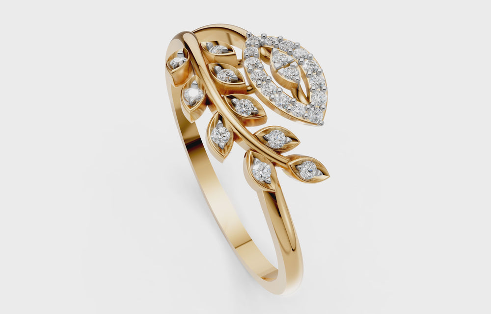 Mystic Eye Vine Diamond Ring