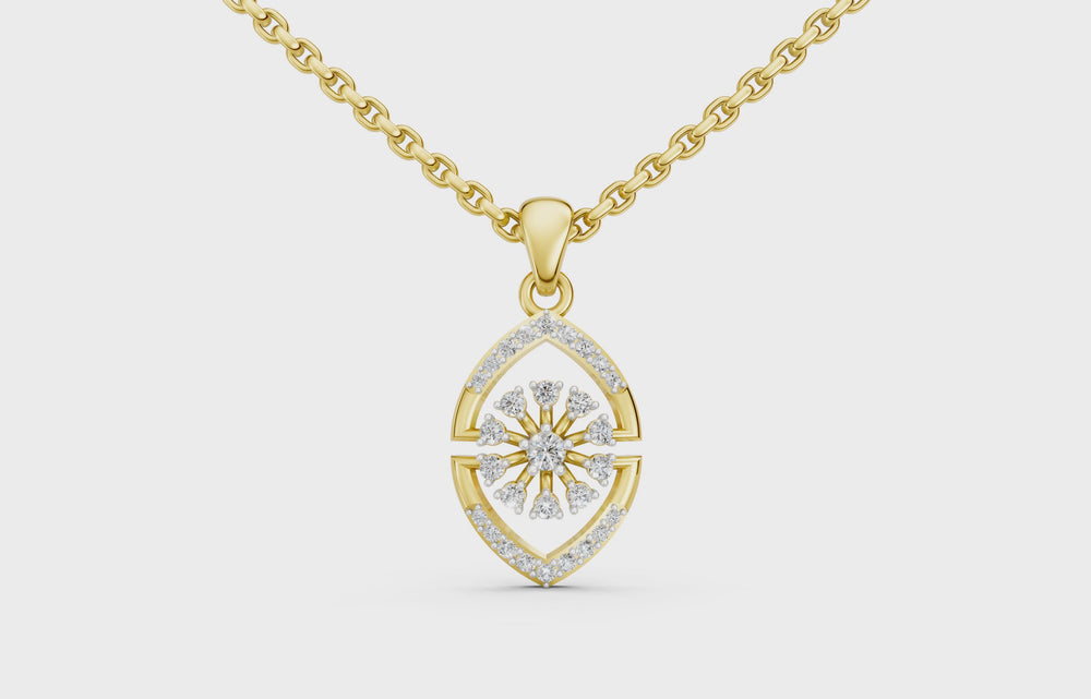Royal Blossom Diamond Pendant