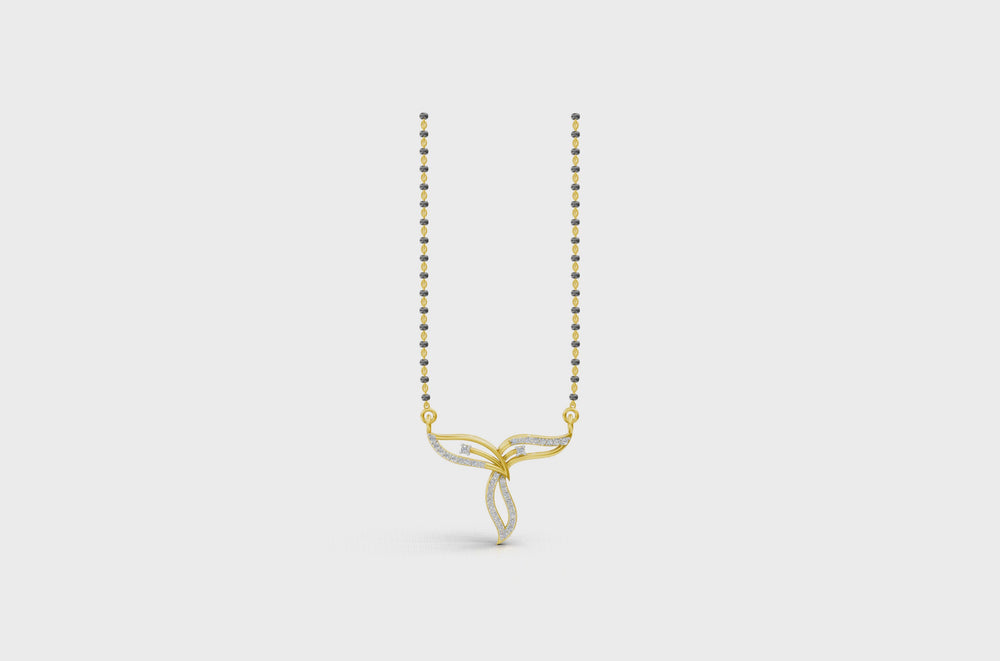 Twilight Vine Diamond Mangalsutra