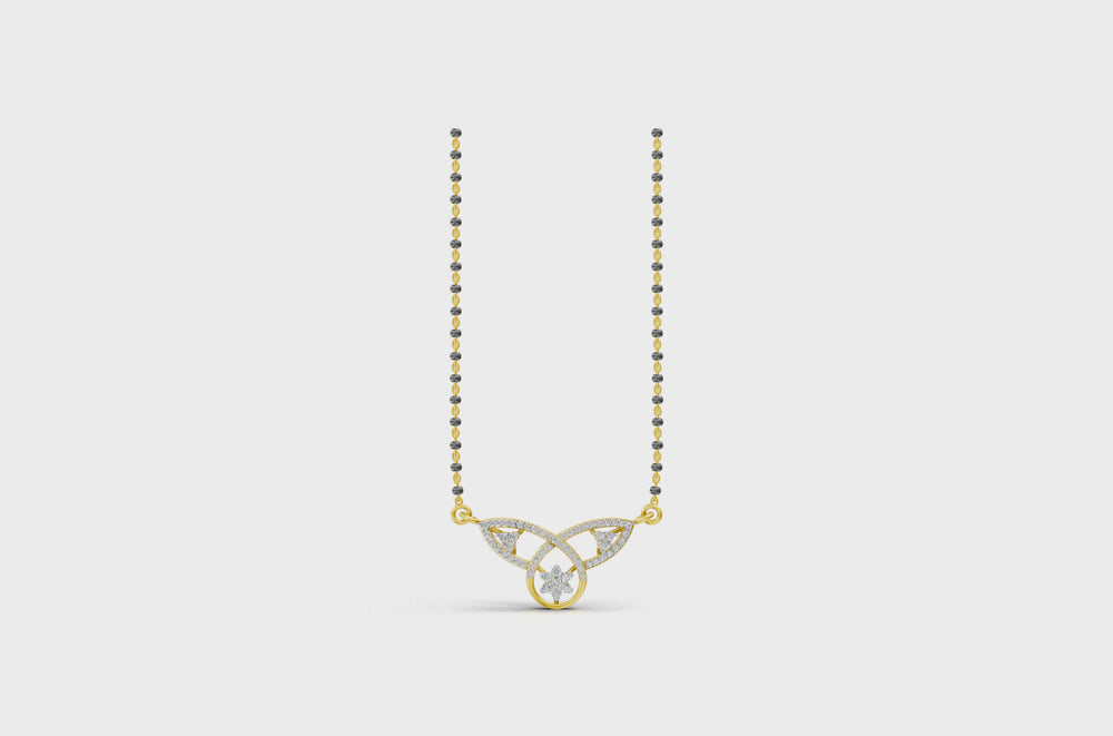 Celestial Blossom Diamond Mangalsutra