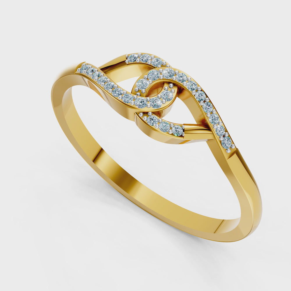 Eternal Wave Diamond Ring