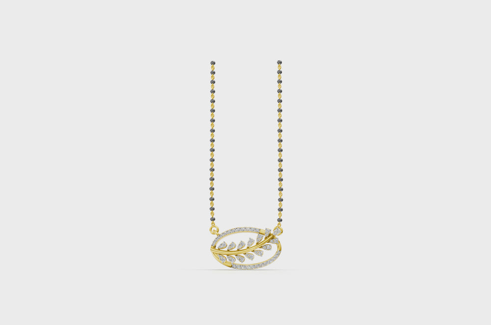 Nature's Embrace Diamond Mangalsutra